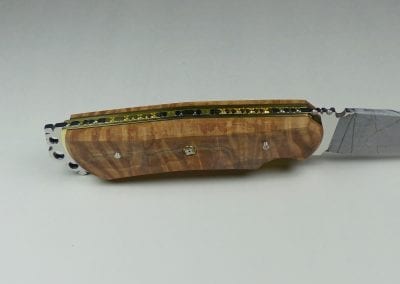 Side view of preassembled knife