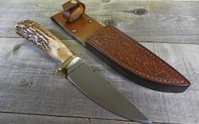 Elk Horn Hunting Knife